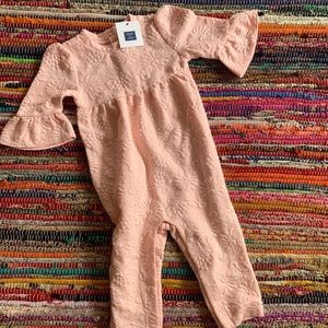 Janie and Jack FLORAL JACQUARD 1-PIECE